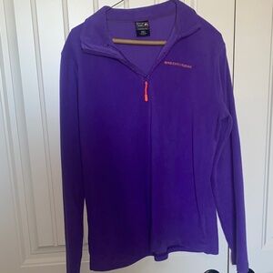 Purple Fleece Quarter-Zip Pullover